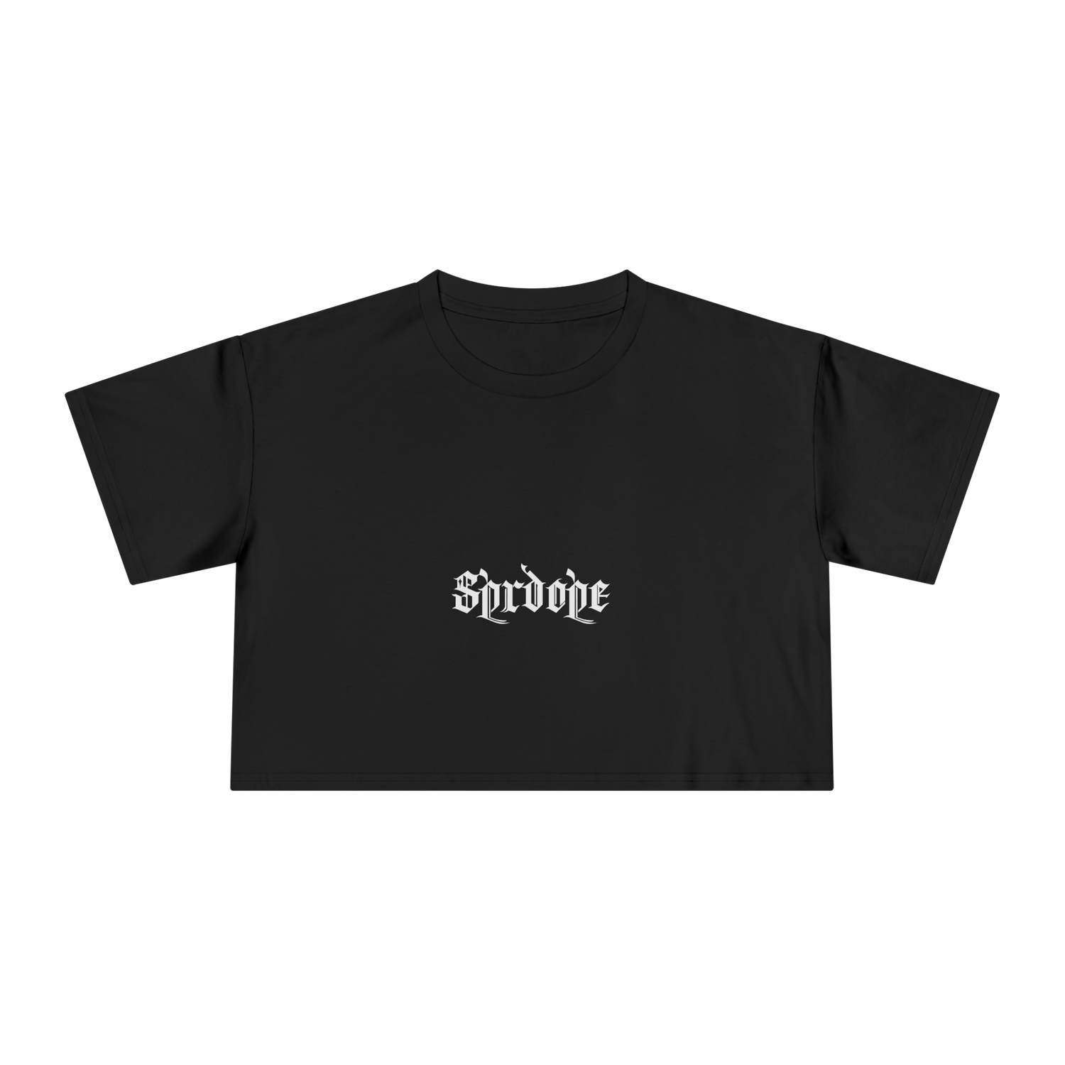 Gothic Logo Crop Top