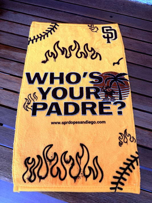 WHO'S YOUR PADRE - RALLY TOWEL