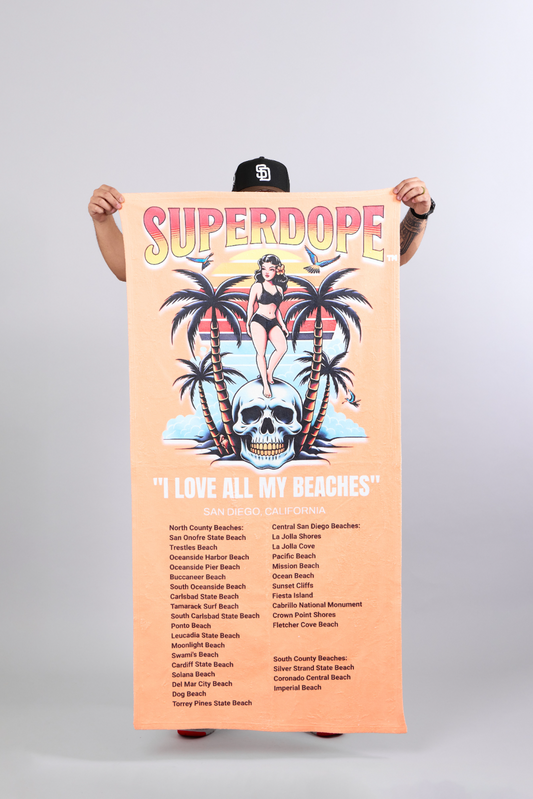 Sd Beaches Beach Towel