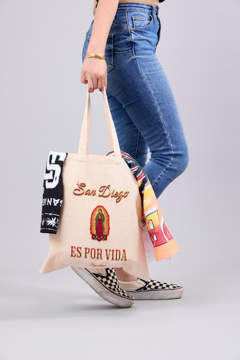 Por Vida Canvas Tote Bag